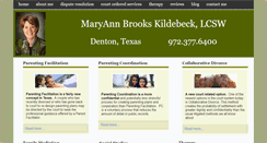 Desktop Screenshot of parentingfacilitationandmediation.com