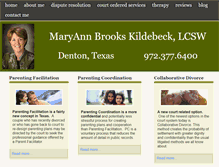 Tablet Screenshot of parentingfacilitationandmediation.com